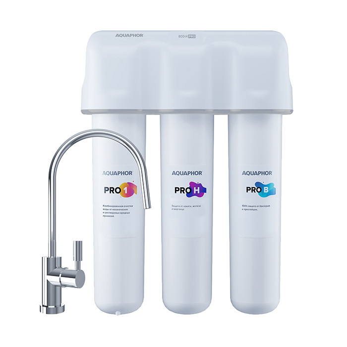 Водоочиститель Аквафор модель Кристалл ECO H Pro (3 шт/кор)
