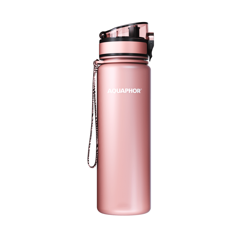 Фильтр-бутылка Аквафор Сити модель 1500 (светло-розовый)