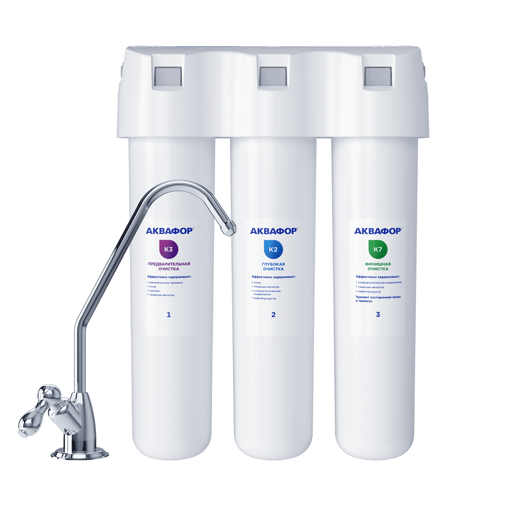Водоочиститель Аквафор модель Кристалл (3 шт/кор)