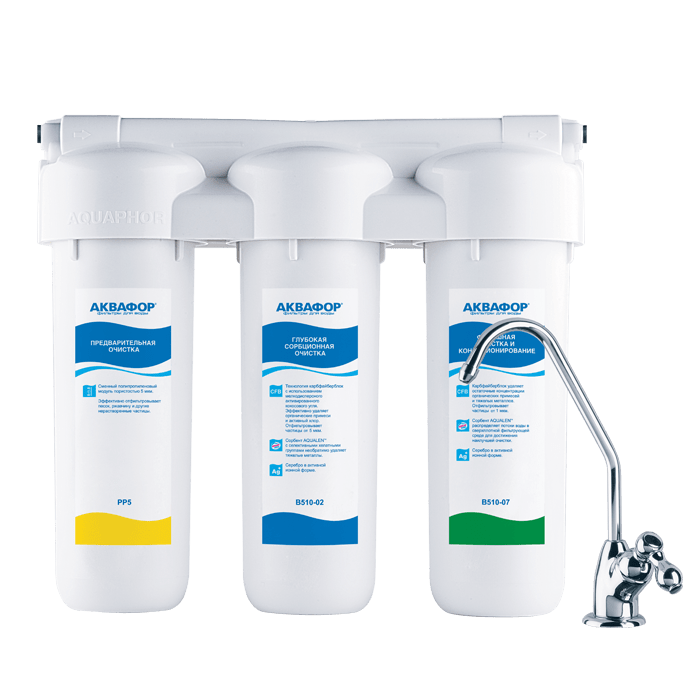 Водоочиститель Аквафор модель Трио Норма (4 шт/кор)