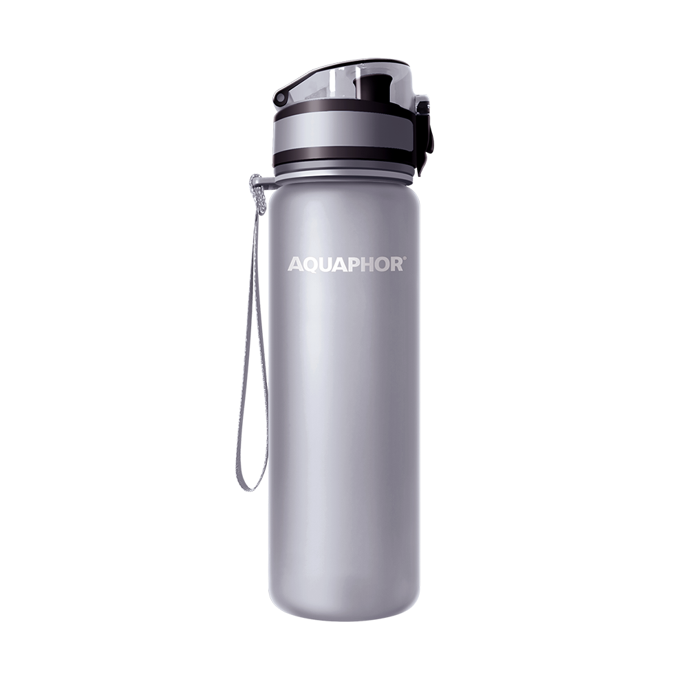 Фильтр-бутылка Аквафор Сити модель 1500 (серый)