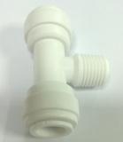 Тройник 1/4х 3/8х3/8 (трубка/наруж резьба/трубка) 