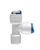 Тройник  1,4/3,8/1,4 (наружная резьба/трубка/трубка/)