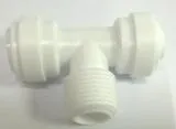 Тройник 1/4х1/4х3/8 (трубка/наруж резьба/трубка)