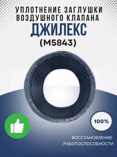 Уплотнение заглушки воздушного клапана  Фекальника Н