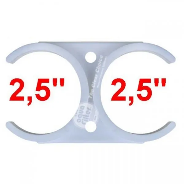 Крепление  двойное 2,5"х2,5 clip