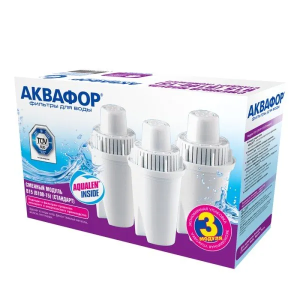 Комплект модулей сменных фильтрующих Аквафор В15  (3 шт)