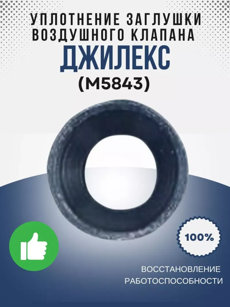Уплотнение заглушки воздушного клапана  Фекальника Н